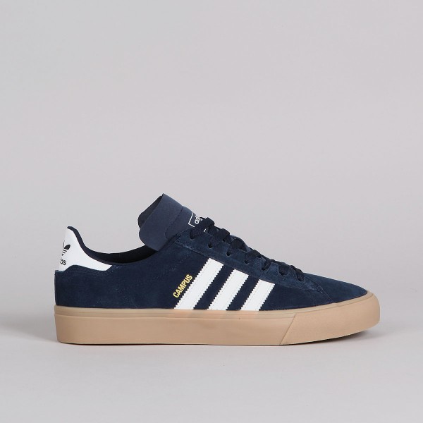 Adidas Campus Vulc II ADV Navy Gum Skateboarding Nike SB Adidas Vans Online Shop POPNAME.cz