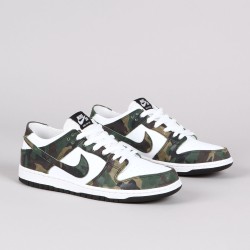 nike dunk low white camo