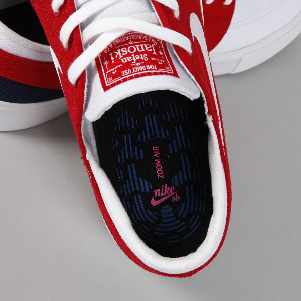 Nike SB Janoski Canvas RM White University Red Skateboarding Nike SB Adidas Vans Online Shop POPNAME.cz
