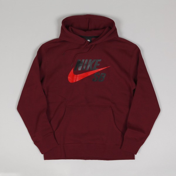 Nike SB Icon Hoodie Beetroot Chile Red Skateboarding Nike SB Adidas Vans Online Shop POPNAME.cz