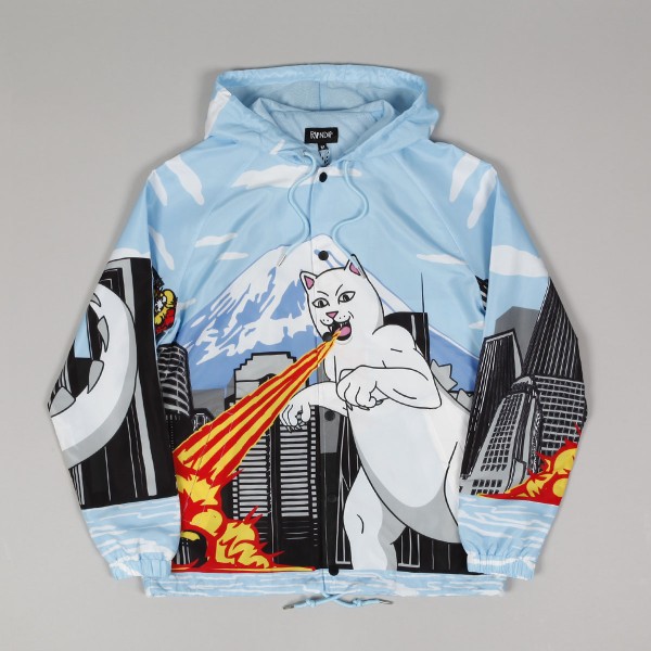 baby blue adidas windbreaker