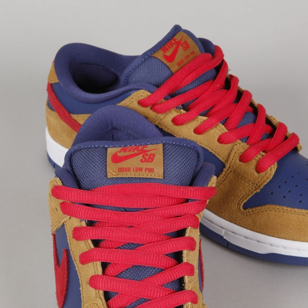 Nike SB Dunk Low Pro Wheat Red - Skateboarding, Nike SB