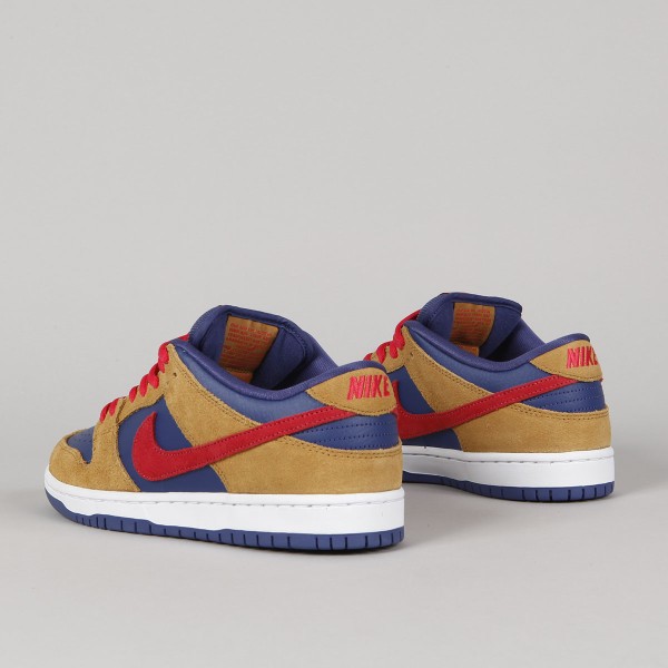 Nike SB Dunk Low Pro Wheat Red - Skateboarding, Nike SB