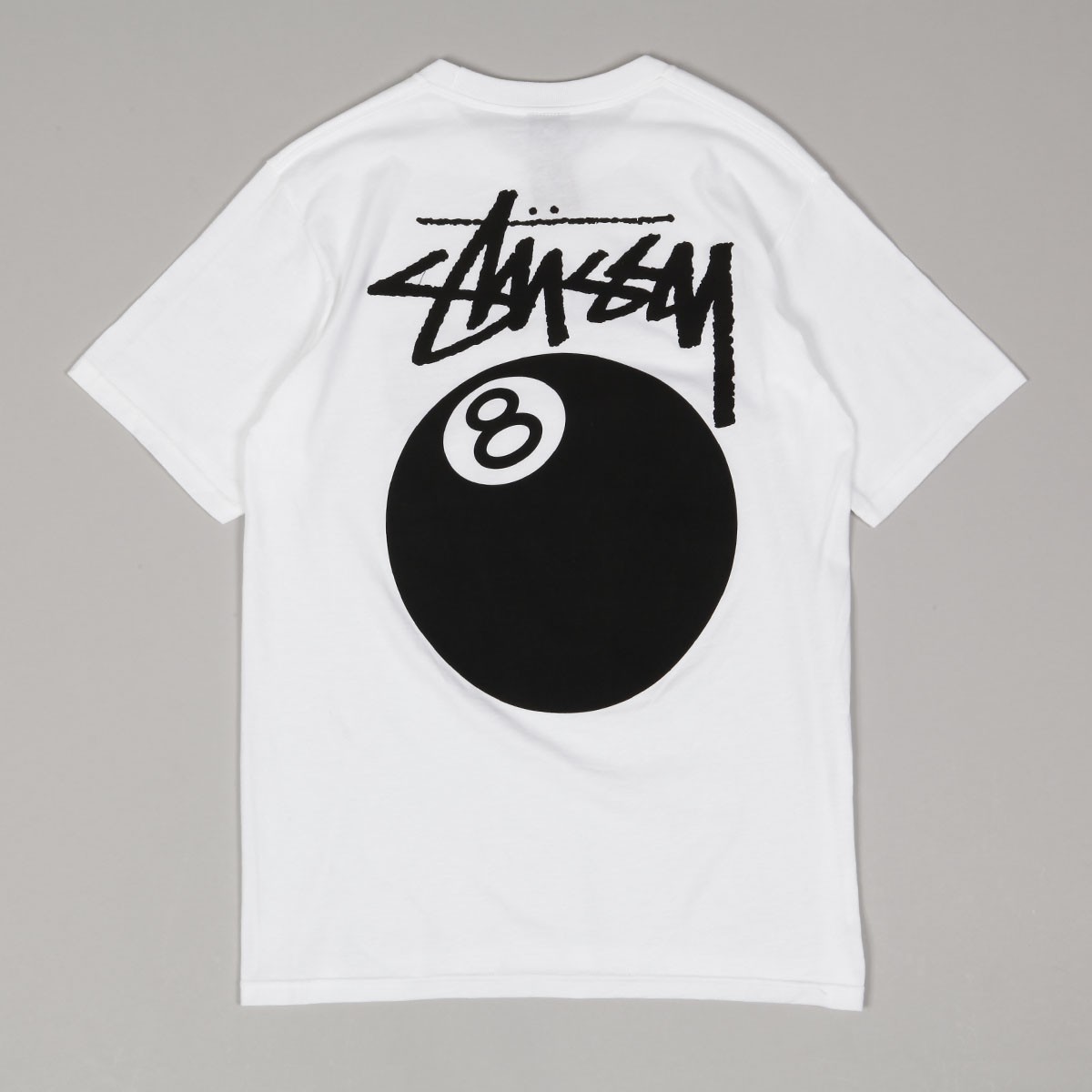 Stussy 8 Ball Tee White - Skateboarding, Nike SB, Adidas, Vans, Online ...