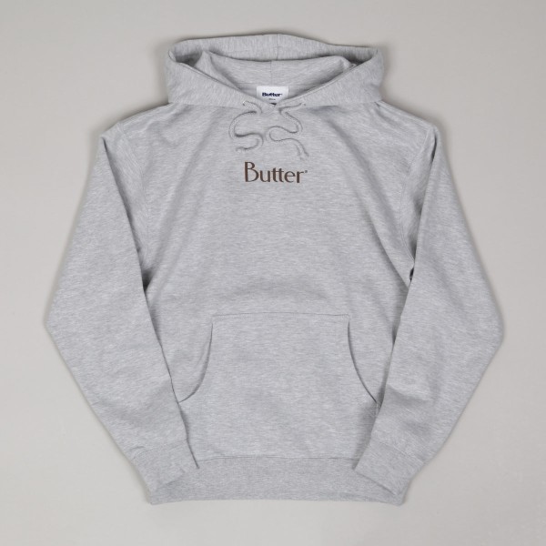 Butter Goods Classic Logo Hoodie Grey Skateboarding Nike SB