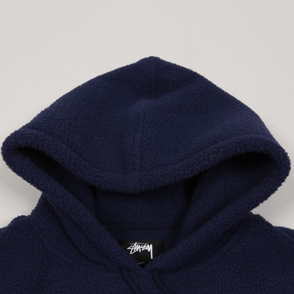 ★関税込★Stussy★Stussy Bronson Sherpa Hoodie Navy★ Stussy Bronson Hoodie Hoodies And Sweatshirts Stüssy Bronson