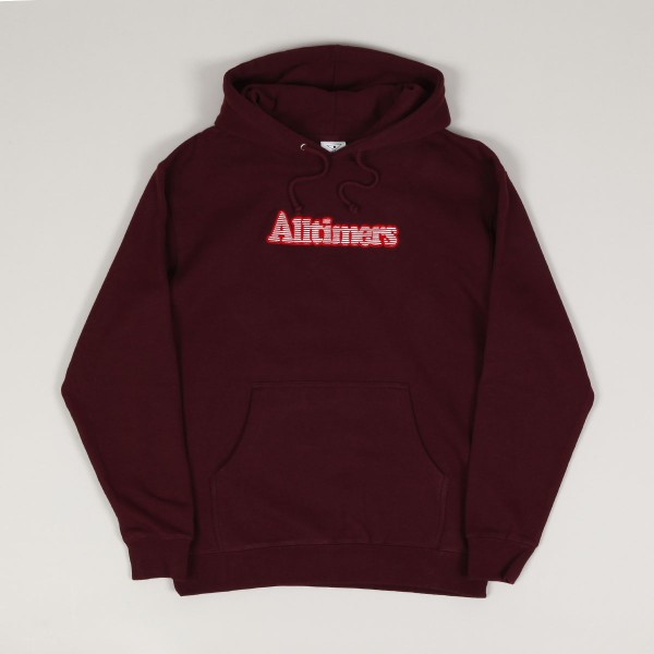 Alltimers Broadway Hoodie Maroon Skateboarding Nike SB Adidas Vans Online Shop POPNAME.cz
