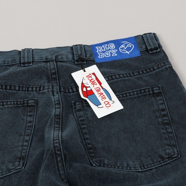 Polar Big Boy Jeans Cyan Black - Skateboarding, Nike SB, Adidas