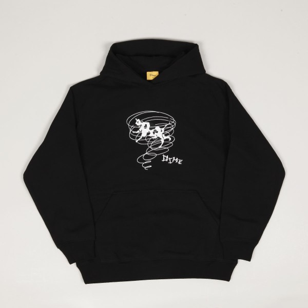 DIME TWISTER HOODIE BLACK camping.com