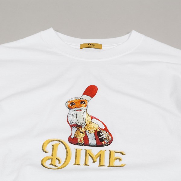【ストリート好き必見】Dime Santa Bunny T-Shirt Dime Santa Bunny Tee White - Skateboarding, Nike SB, Adidas