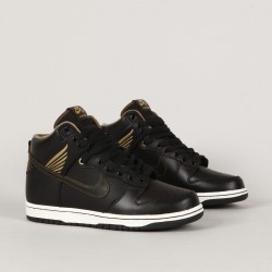 Nike SB x Pawnshop Dunk High OG Black Gold