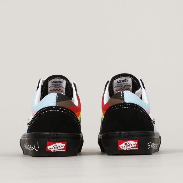 Vans Skate Old Skool Pride Black Boty Vans - Main Image