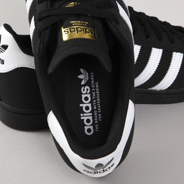 adidas superstar w black black white