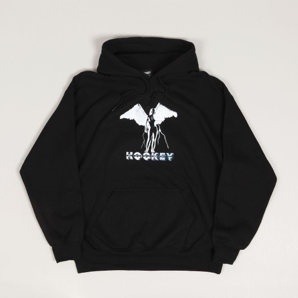 Hockey Angel Hoodie Black Skateboarding Nike SB Adidas Vans Online Shop POPNAME.cz