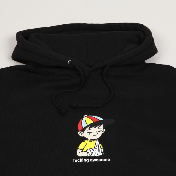 Fucking Awesome Wanto Kid Hoodie Black - Skateboarding, Nike