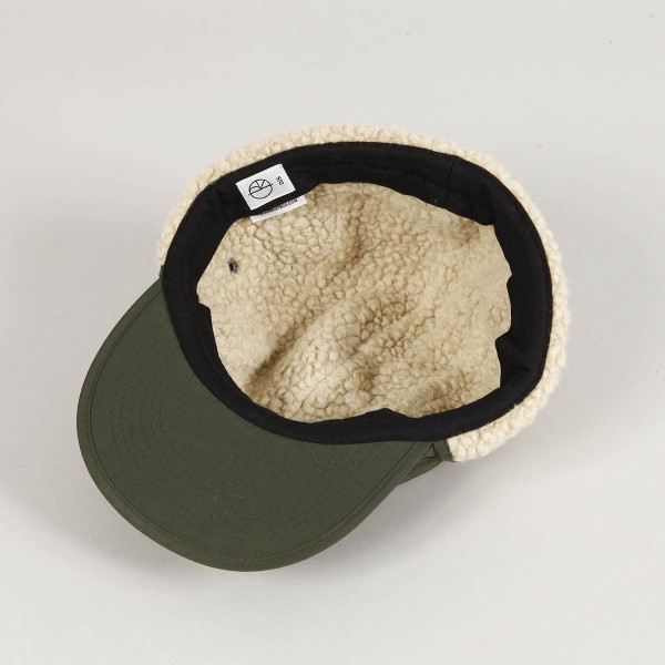 【POLAR SKATE CO】POLAR Vilde Flap Cap Sherpa / ARMY GREEN Polar Vilde Flap Sherpa Cap Army Green - Skateboarding, Nike