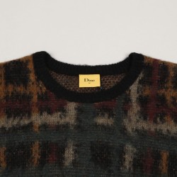 Dime Plaid Mohair Knit Sweater Black - Skateboarding, Nike SB, Adidas,  Vans, Online Shop | POPNAME.cz