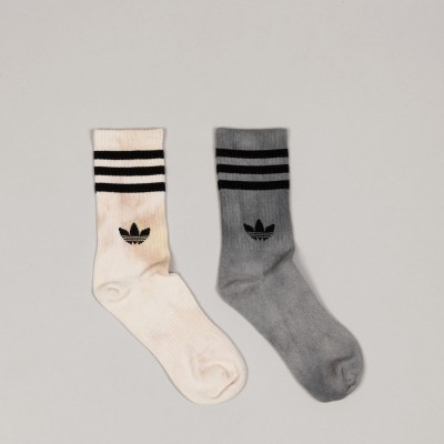 Adidas 2Pack Batik Socks Grey Yellow