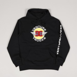 DC x Venture Wings Hoodie Black