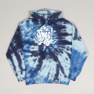 Quiet Life Cody Script Hoodie Dye Blue