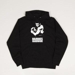 Hardies Boxer Hoodie Black