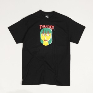 Thrasher Talk Shit by Gonz Tee Black