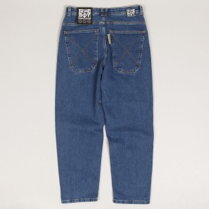 Homeboy X-Tra Baggy Denim Pants Wash Blue