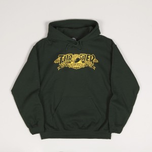 Thrasher x Antihero Mag Banner Hoodie Green