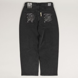 Homeboy Monster Gothic Denim Pants Wash Grey