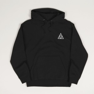 HUF Set Triple Triangle Hoodie Black White