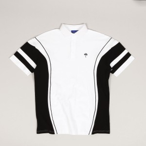 Hélas Match Point Polo Tee White Black