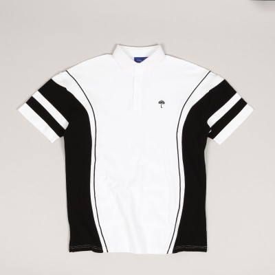Hélas Match Point Polo Tee White Black