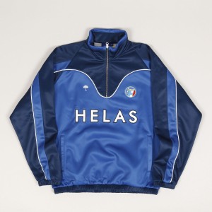 Hélas Forza Quarter Zip Crewneck Blue