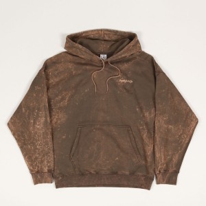 Polar Frank Acid Surf Hoodie Brown