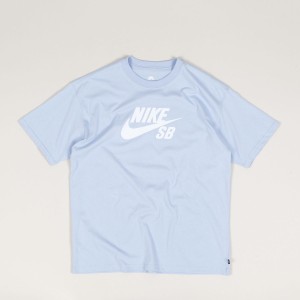 Nike SB Icon Logo Tee Aluminum