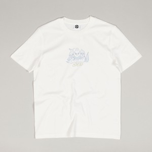 Sid Trio Tee Ivory White