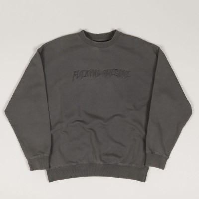 Fucking Awesome Distress Crewneck Black