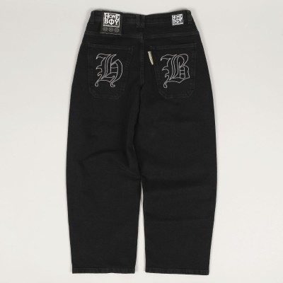 Homeboy Monster Gothic Denim Pants Wash Black