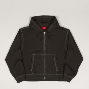 Vans Skate Zip Thermal Hoodie Faded Black