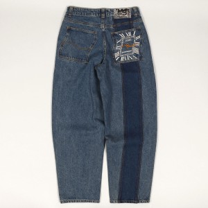 Dime Baggy Denim Pants Knowtomatic Blue