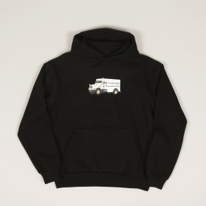 Cash Only Money Truck Hoodie Black