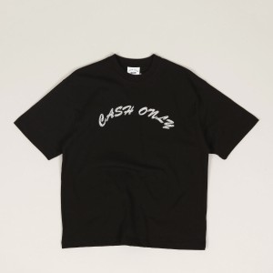 Cash Only Diamond Plate Tee Black