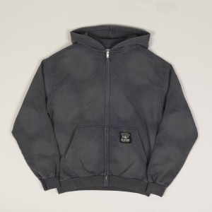 Butter Goods Garage Zip Hoodie Fade Navy