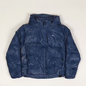 Dime Wavy Puffer Jacket Smoke Blue