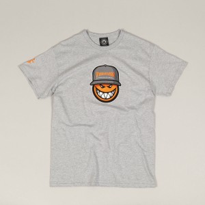 Thrasher x Spitfire SF Loc Tee Sport Grey