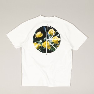 Polar Märtas Roses Fill Tee White