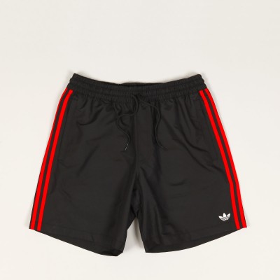 Adidas Skate Water Shorts Black Red