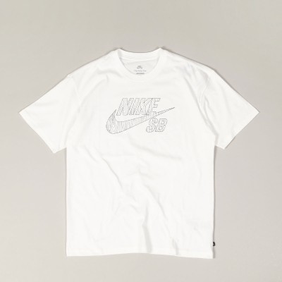 Nike SB Icon Fill Tee White Black