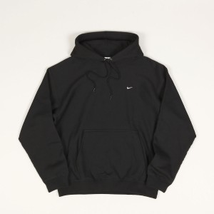 Nike Solo Swoosh Hoodie Black White