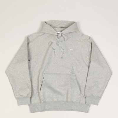 Nike Solo Swoosh Hoodie Grey White